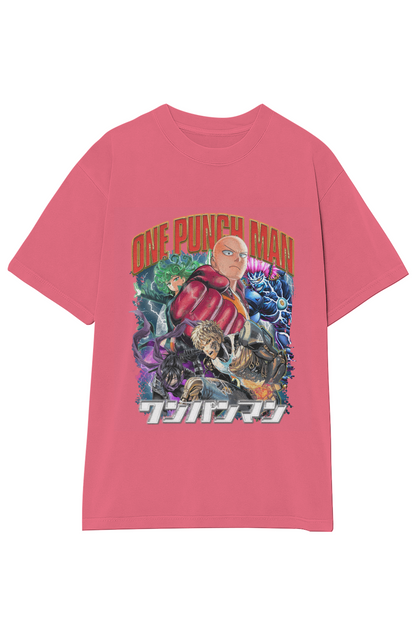 ONE PUNCH MAN: SAITAMA VINTAGE TEE (Double Sided)
