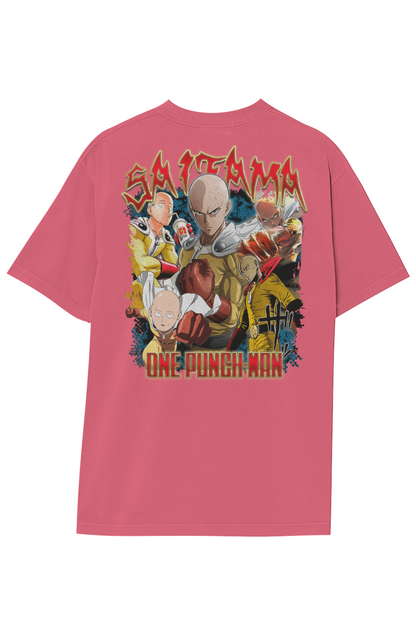 ONE PUNCH MAN: SAITAMA VINTAGE TEE (Double Sided)