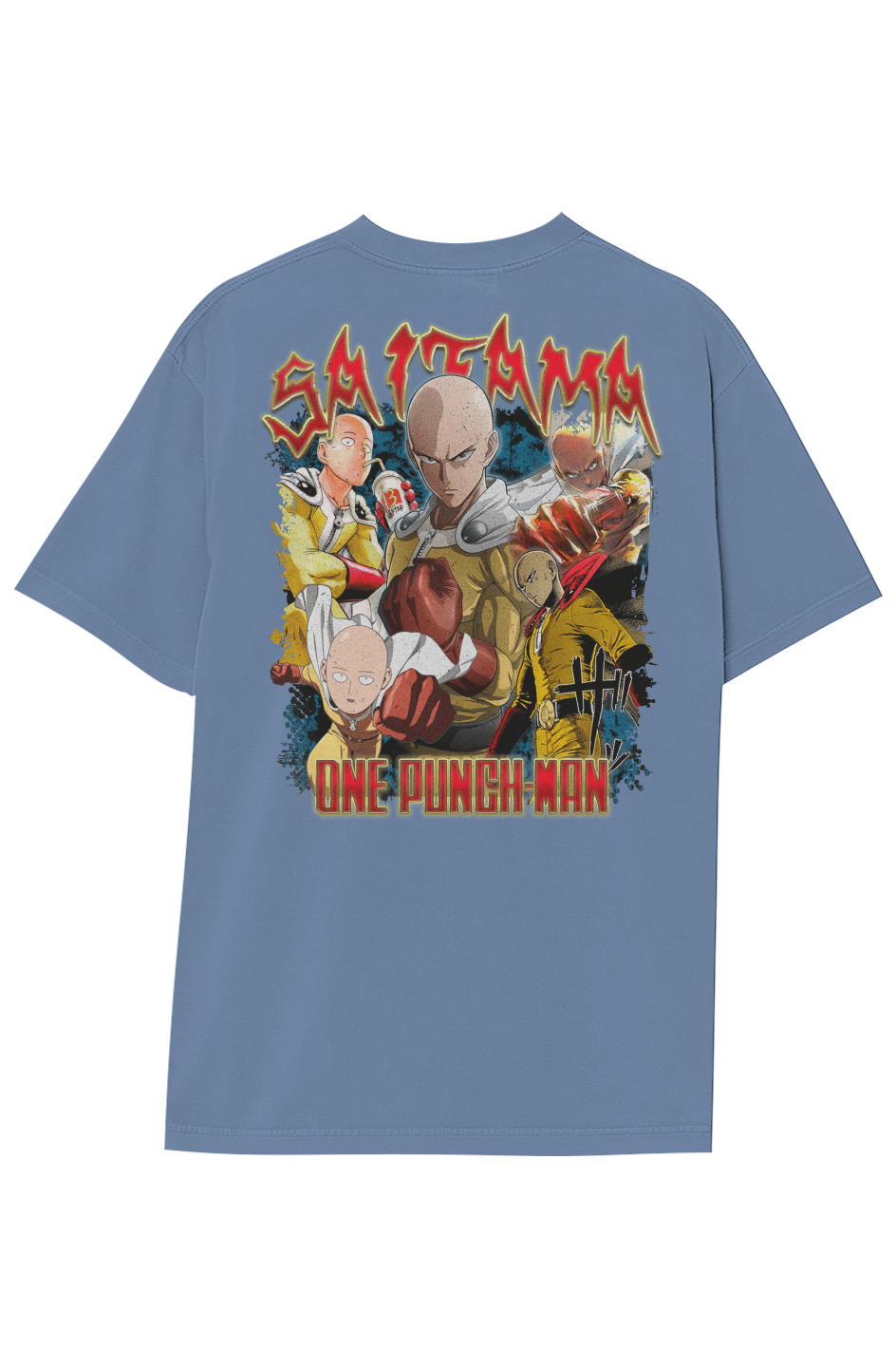 ONE PUNCH MAN: SAITAMA VINTAGE TEE (Double Sided)