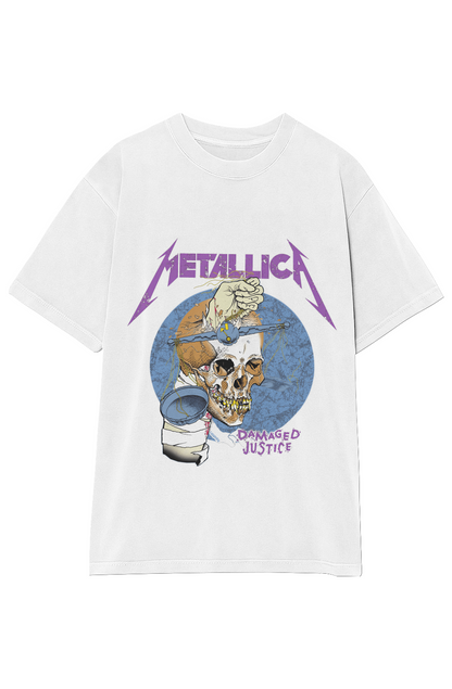 METALLICA DAMAGED JUSTICE TEE