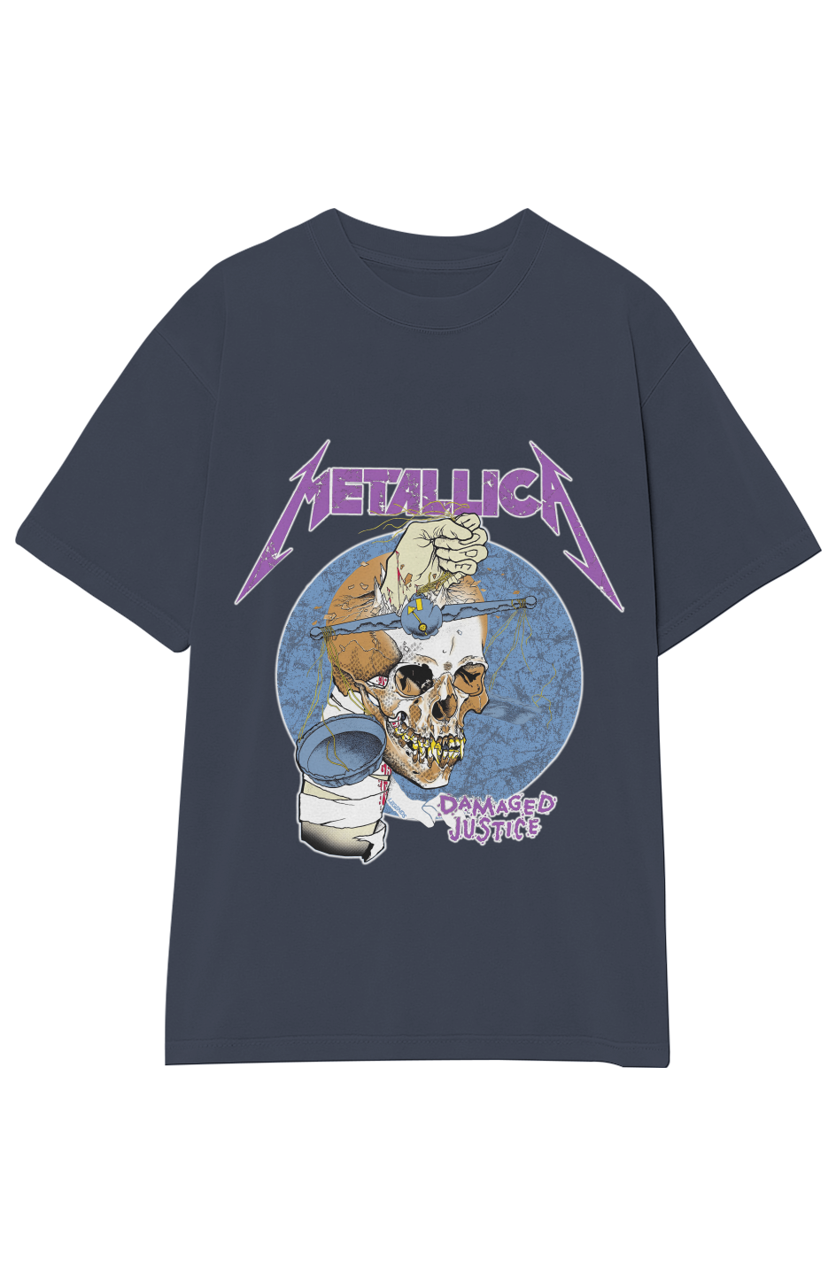 METALLICA DAMAGED JUSTICE TEE