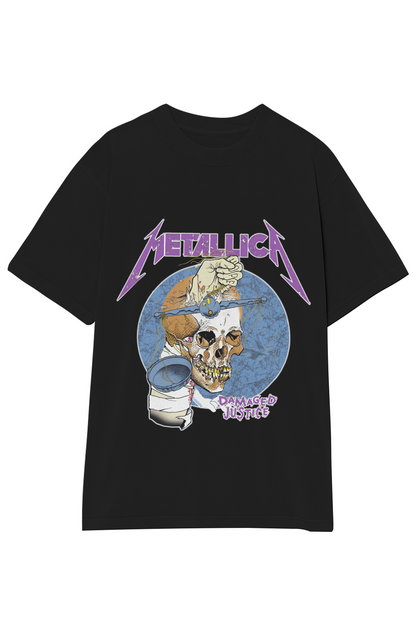 METALLICA DAMAGED JUSTICE TEE