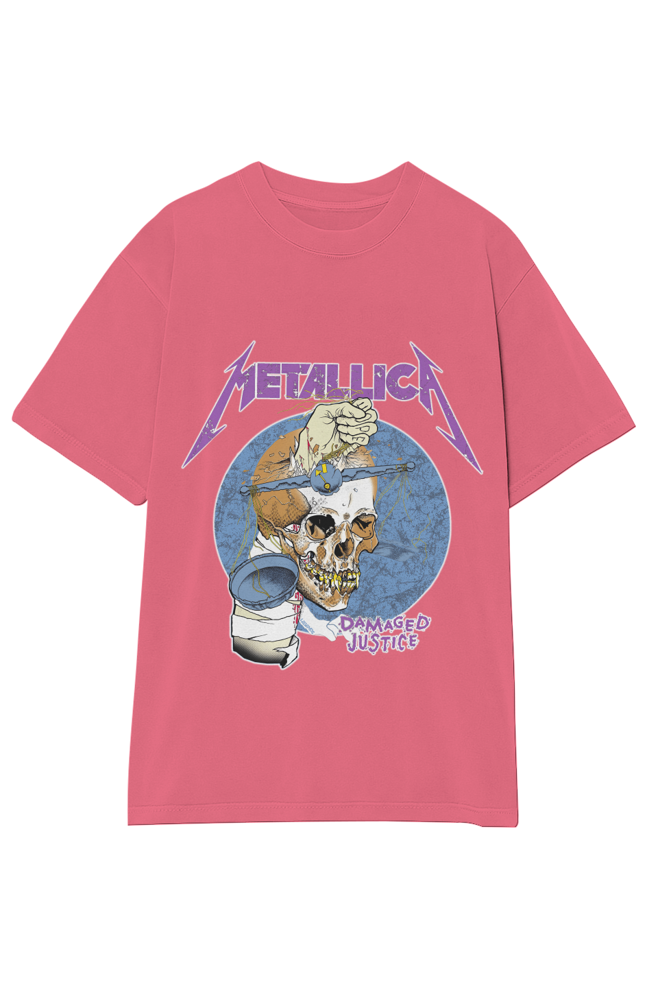 METALLICA DAMAGED JUSTICE TEE