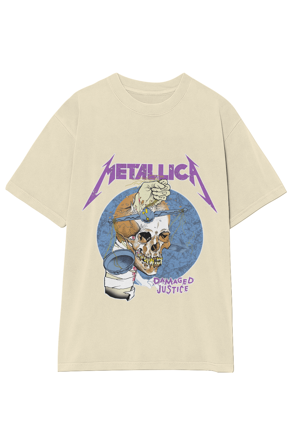 METALLICA DAMAGED JUSTICE TEE