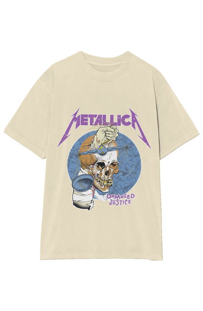METALLICA DAMAGED JUSTICE TEE