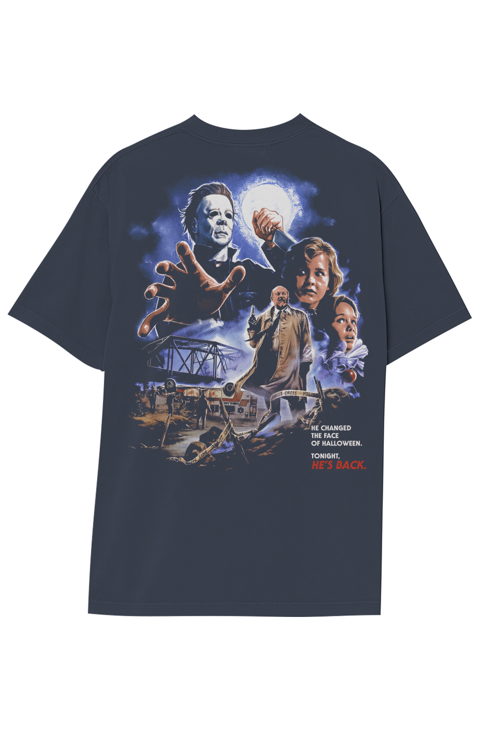 MICHAEL MYERS HE'S BACK TEE (Double Sided)