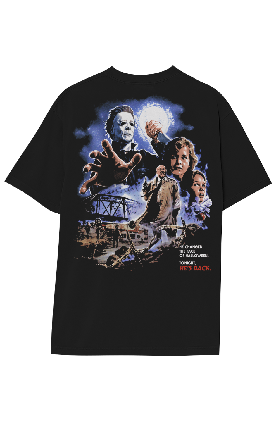 MICHAEL MYERS HE'S BACK TEE (Double Sided)
