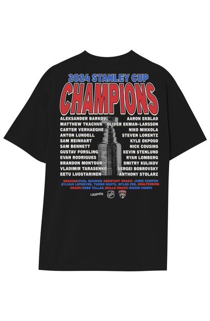 FLORIDA PANTHERS CHAMPIONS TEE (Double Sided)