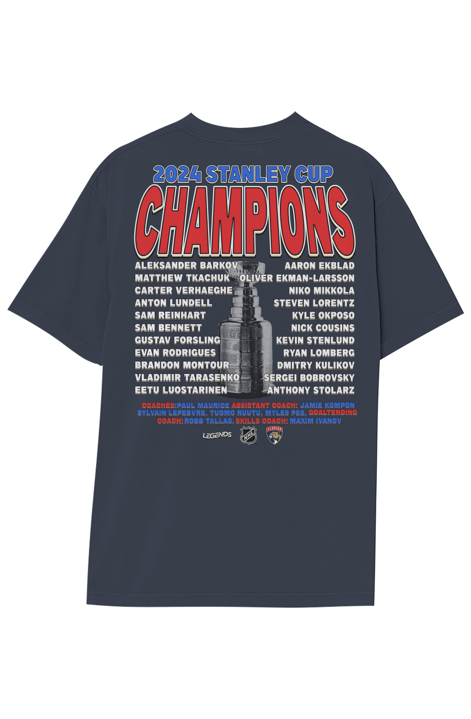 FLORIDA PANTHERS CHAMPIONS TEE (Double Sided)