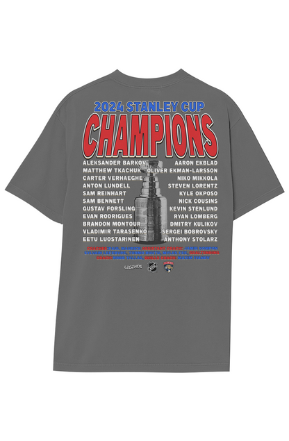 FLORIDA PANTHERS CHAMPIONS TEE (Double Sided)