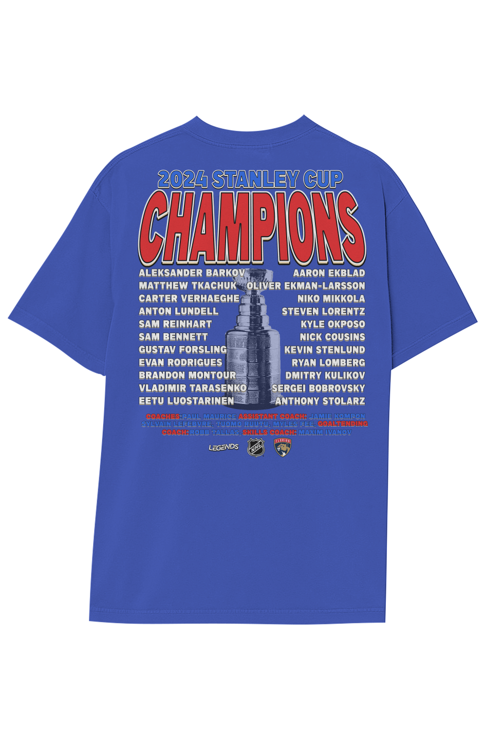 FLORIDA PANTHERS CHAMPIONS TEE (Double Sided)