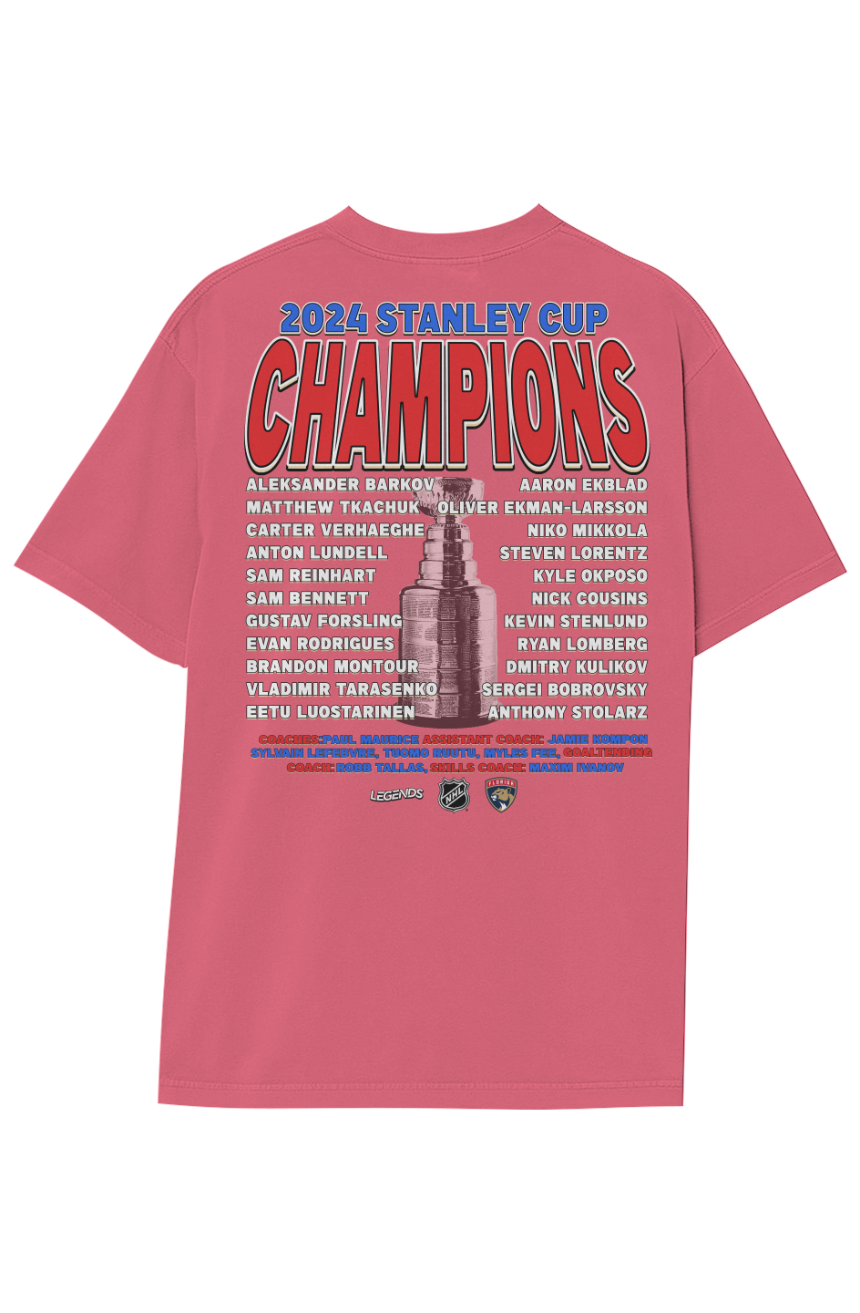 FLORIDA PANTHERS CHAMPIONS TEE (Double Sided)