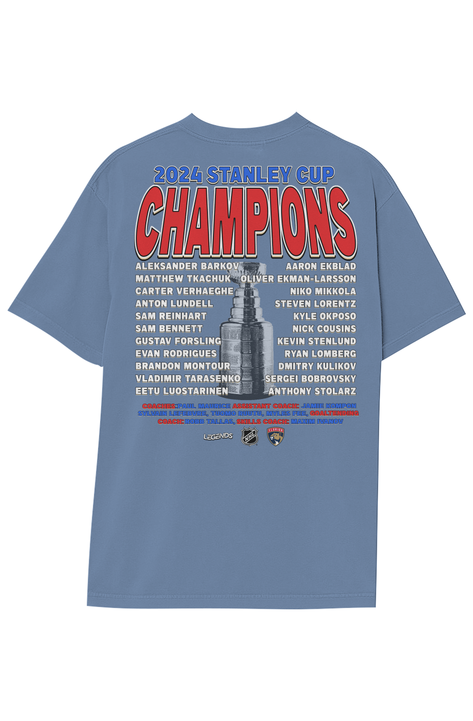 FLORIDA PANTHERS CHAMPIONS TEE (Double Sided)
