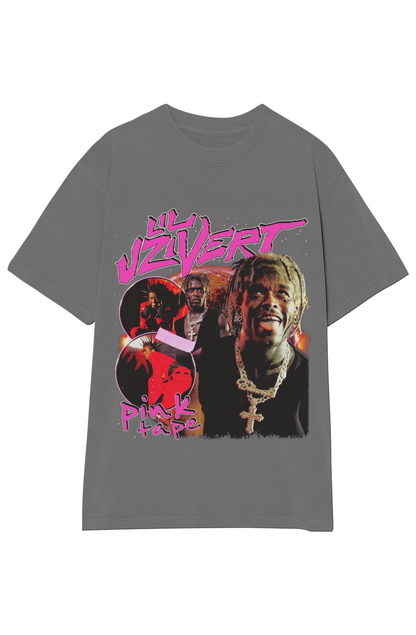 LIL UZI VERT PINK TAPE TEE