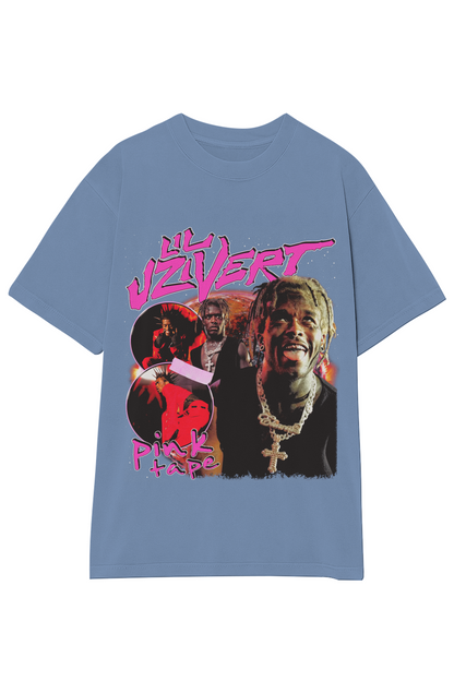 LIL UZI VERT PINK TAPE TEE