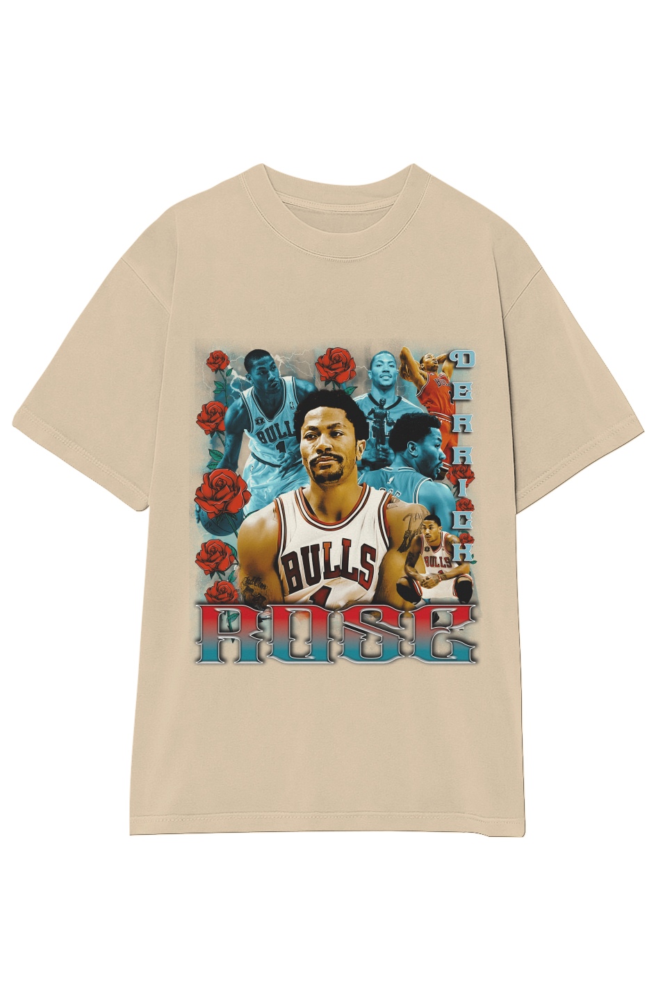 DERRICK ROSE BULLS TEE