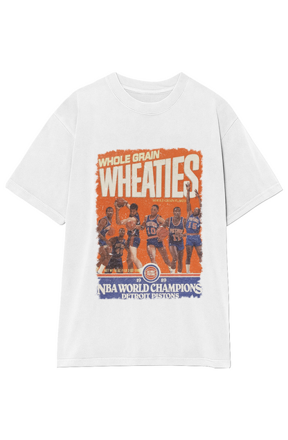 WHEATIES DETROIT PISTONS 1989 VINTAGE TEE