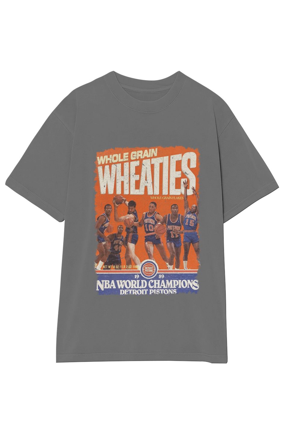 WHEATIES DETROIT PISTONS 1989 VINTAGE TEE