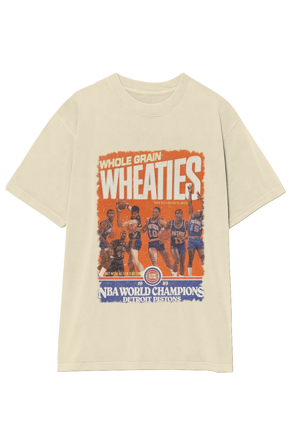WHEATIES DETROIT PISTONS 1989 VINTAGE TEE