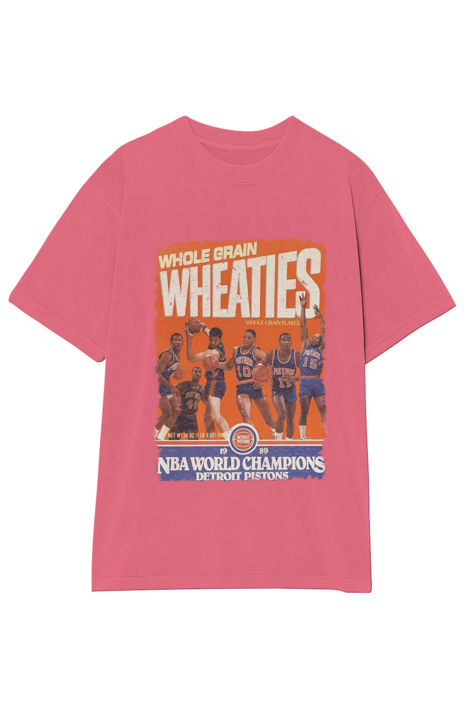WHEATIES DETROIT PISTONS 1989 VINTAGE TEE