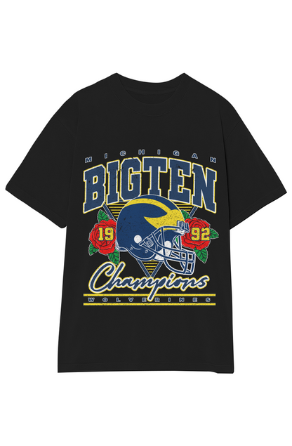 WOLVERINES VINTAGE 1992 BIG TEN CHAMPIONS TEE