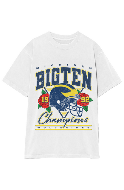 WOLVERINES VINTAGE 1992 BIG TEN CHAMPIONS TEE