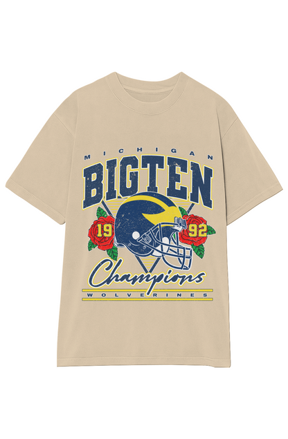 WOLVERINES VINTAGE 1992 BIG TEN CHAMPIONS TEE