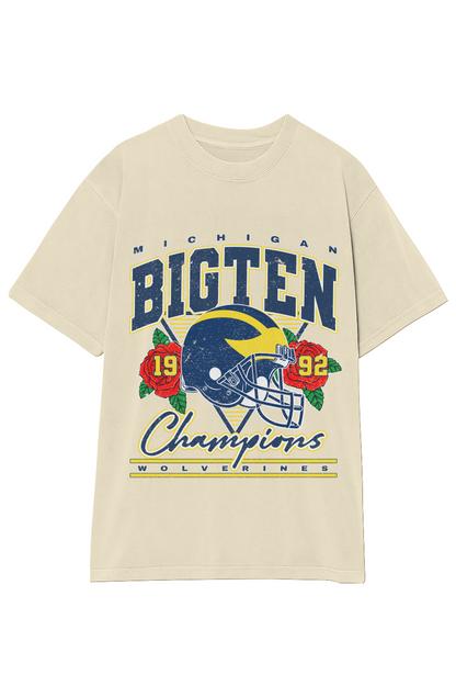 WOLVERINES VINTAGE 1992 BIG TEN CHAMPIONS TEE