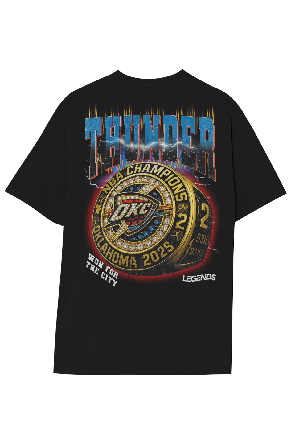 OKLAHOMA CITY THUNDER - OKC IV (DOUBLE SIDED)