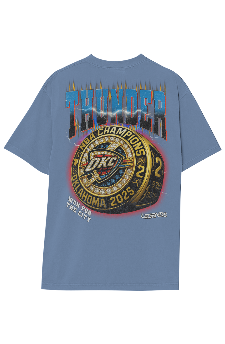 OKLAHOMA CITY THUNDER - OKC IV (DOUBLE SIDED)
