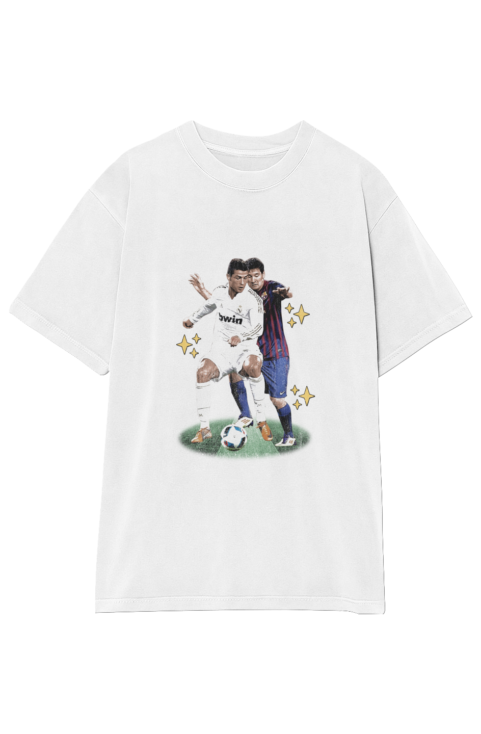 RONALDO VS. MESSI RIVALRY TEE (Double Sided)