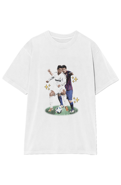 RONALDO VS. MESSI RIVALRY TEE (Double Sided)
