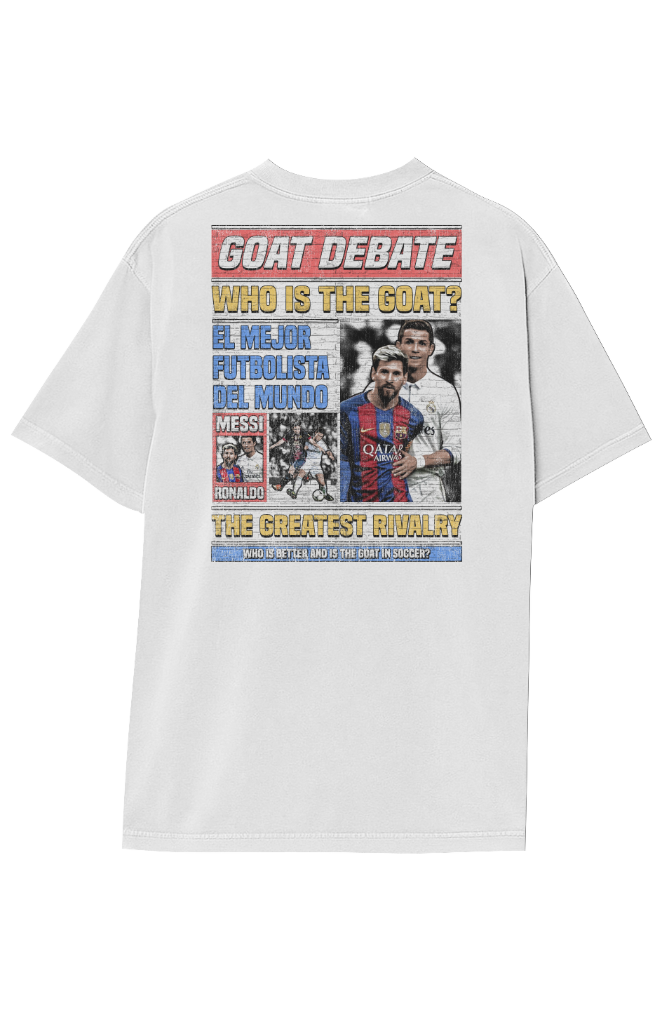 RONALDO VS. MESSI RIVALRY TEE (Double Sided)