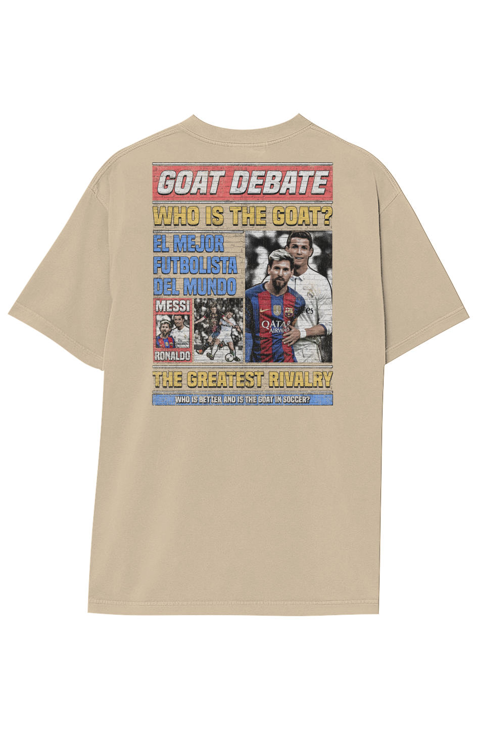 RONALDO VS. MESSI RIVALRY TEE (Double Sided)