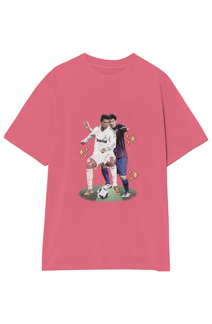 RONALDO VS. MESSI RIVALRY TEE (Double Sided)