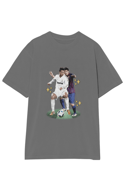 RONALDO VS. MESSI RIVALRY TEE (Double Sided)