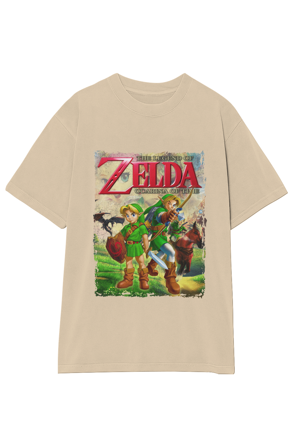 Legends of Zelda » Ocarina of Time Tee » Vintage Heavyweight T