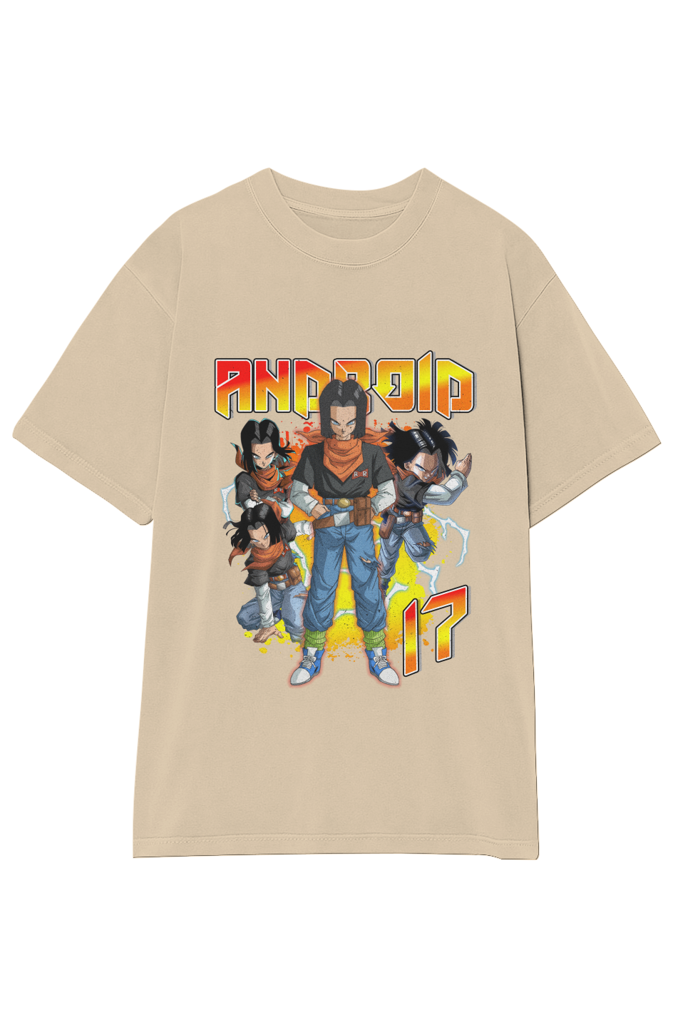 DRAGON BALL Z: ANDROID 17 VINTAGE TEE