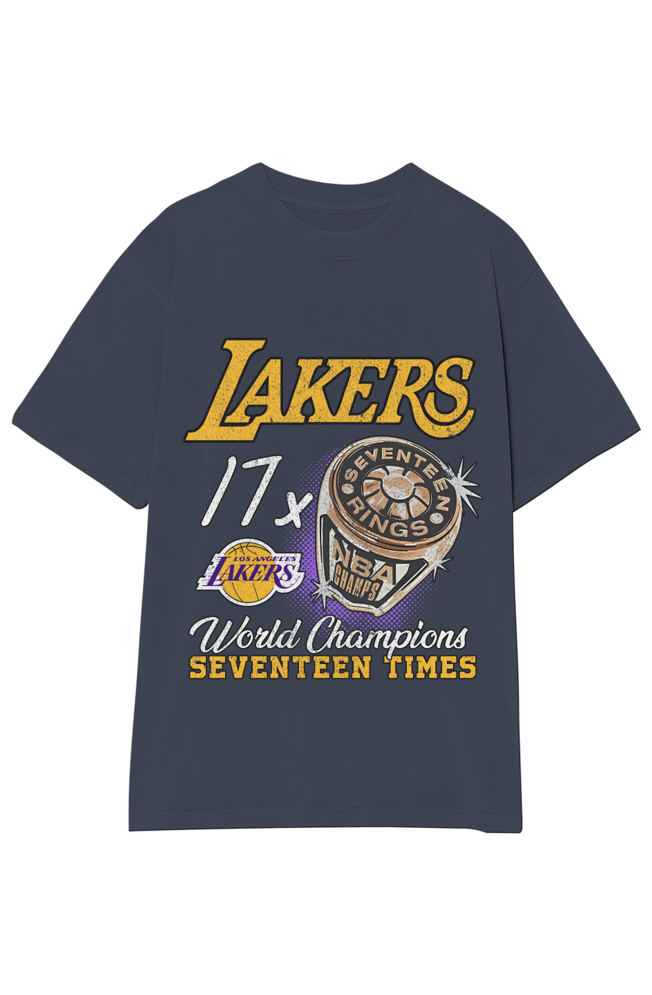 LAKERS VINTAGE CHAMPIONS TEE