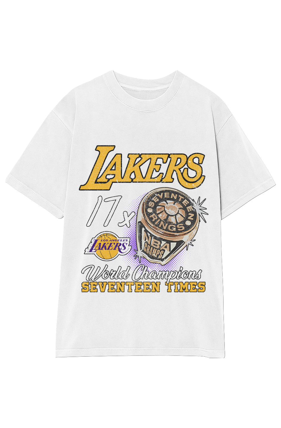 LAKERS VINTAGE CHAMPIONS TEE