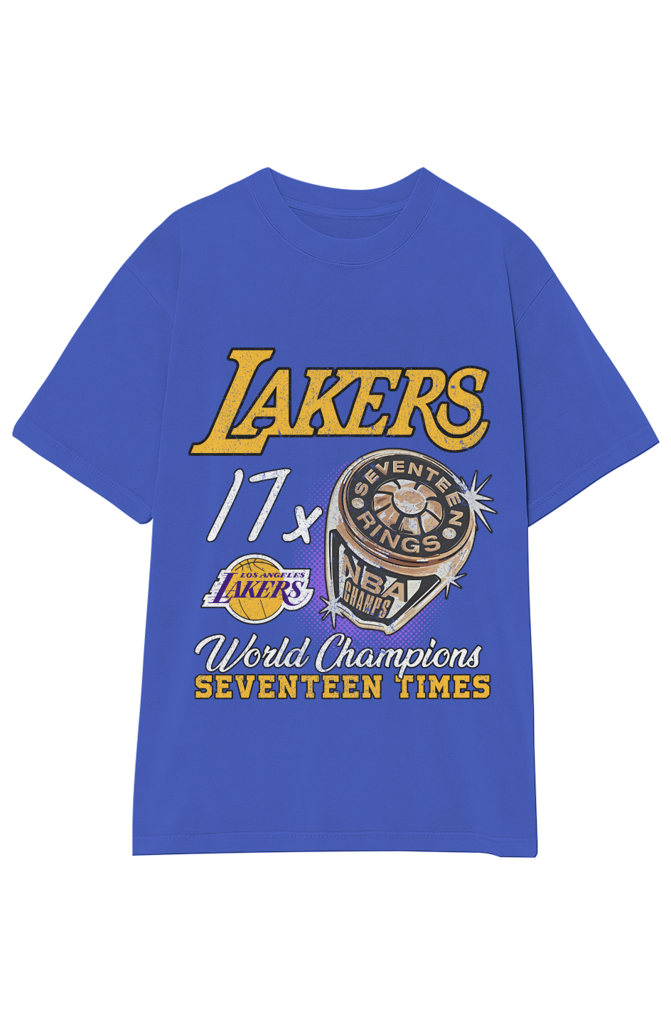 LAKERS VINTAGE CHAMPIONS TEE