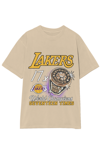 LAKERS VINTAGE CHAMPIONS TEE