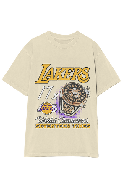 LAKERS VINTAGE CHAMPIONS TEE