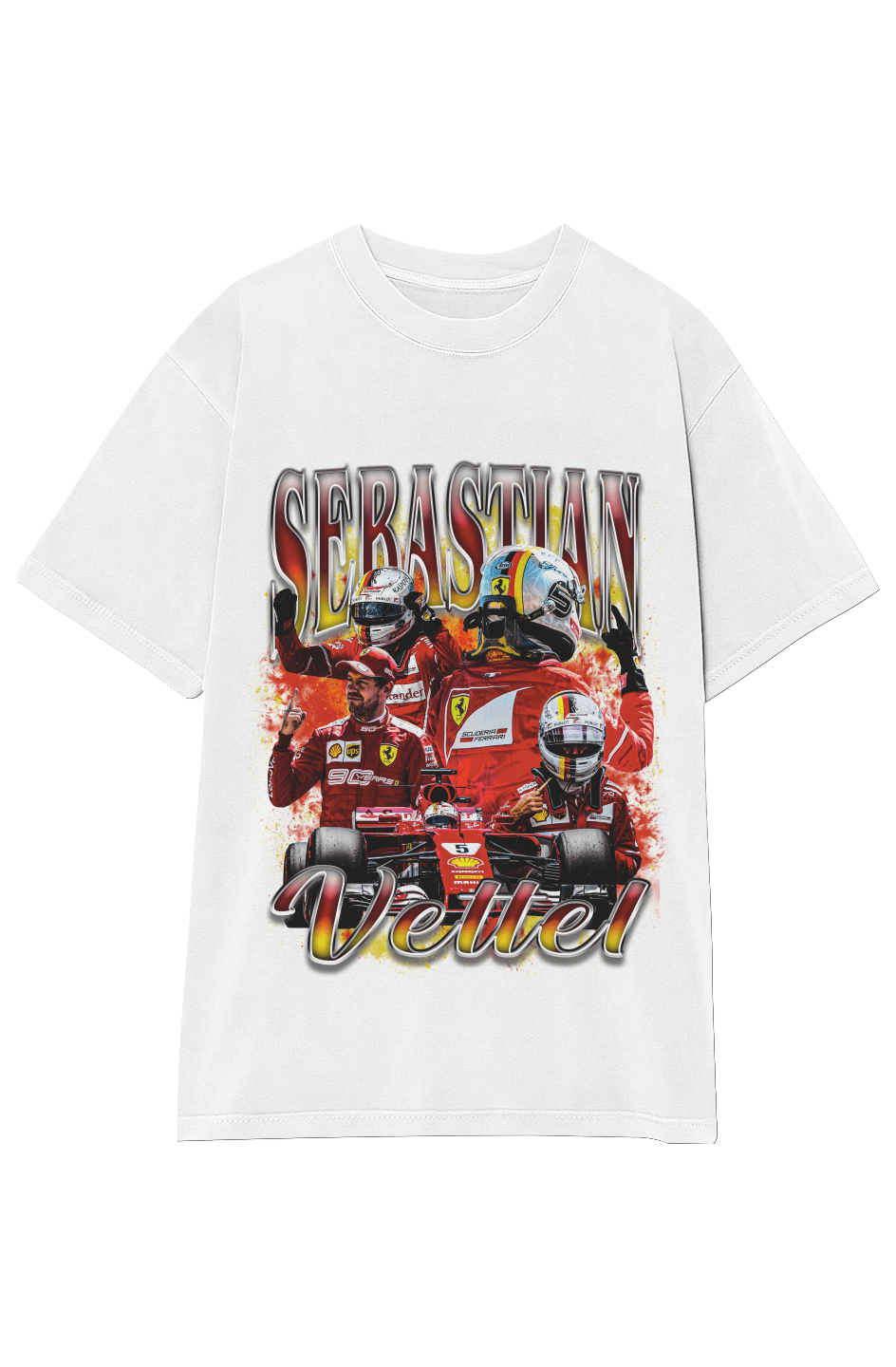 SABASTIAN VETTEL FERRARI TEE