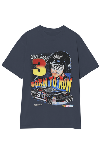 DALE EARNHARDT BORN TO RUN TEE (Double Sided)