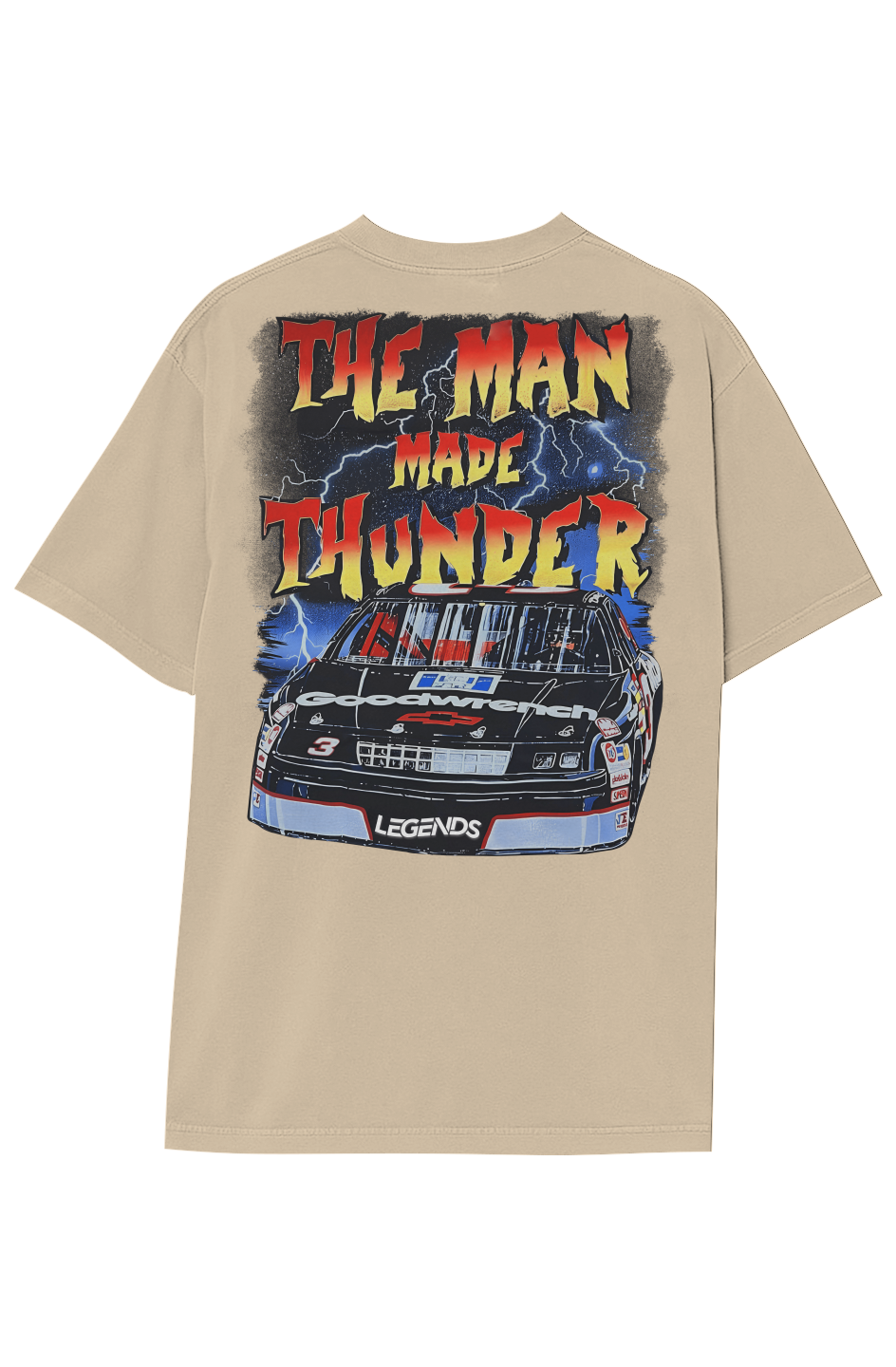 DALE EARNHARDT BORN TO RUN TEE (Double Sided)