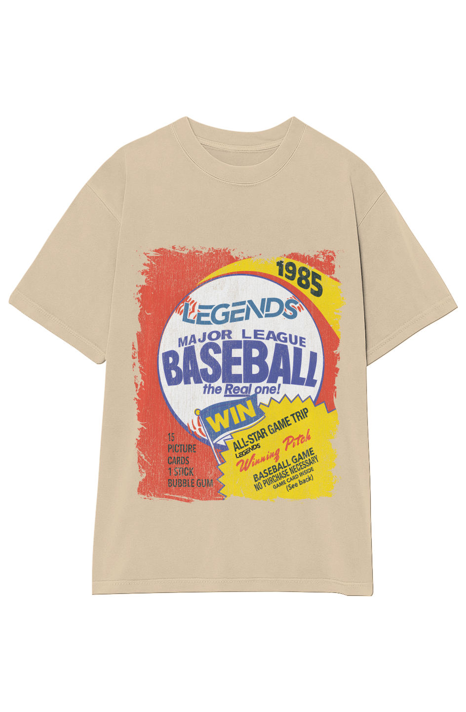 LEGENDS BASEBALL TRADING CARD TEE (Version 002)