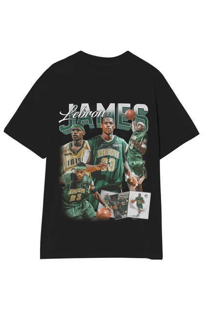 LEBRON JAMES VINTAGE HIGH SCHOOL TEE