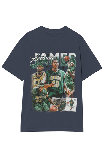 LEBRON JAMES VINTAGE HIGH SCHOOL TEE