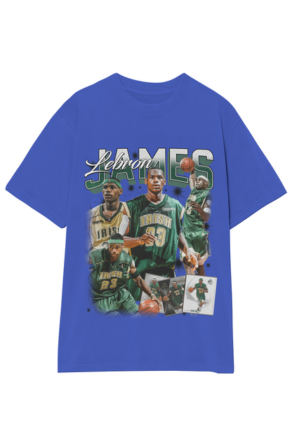 LEBRON JAMES VINTAGE HIGH SCHOOL TEE